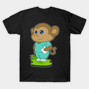 Monkey Nurse Note T-Shirt